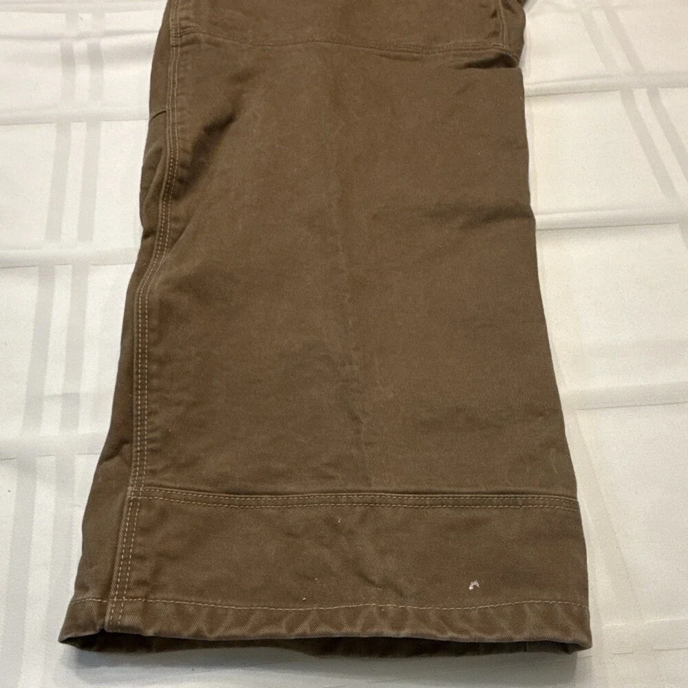 Kuhl Rydr Pants Mens 40x30 Brown Canvas Hiking Workwear Vintage Patina Dye